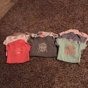 Carters and Cat & Jack onsie - NB